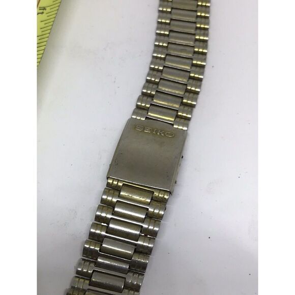 Seiko Links Parts Partial Band Bracelet Men’s Woman’s Authentic 18mm P350 - Picture 2 of 7